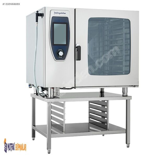 ÖZTİRYAKİLER KONVEKSIYONLU KOMBİ FIRIN GAZLI 10*GN 2/1 KIZAKLI
