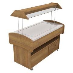 Öztiryakiler Soğuk Düz Zeminli Saladbar, SBEC - 02 Model