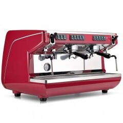 Nuova Simonelli Appia Life II Yüksek Kaşıklı Tam Otomatik Kahve Makinesi, Kırmızı