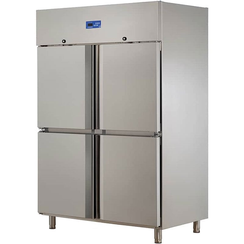 Öztiryakiler Monoblok 4 Kapılı Dik Tip Buzdolabı, GN 1200 NMV Model, 304 Kalite