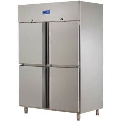 Öztiryakiler Monoblok 4 Kapılı Dik Tip Buzdolabı, GN 1200 NMV Model, 304 Kalite