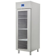 Öztiryakiler Tek Cam Kapılı Dik Tip Buzdolabı , K Tip , GN 600 NMV Model, 304 Kalite