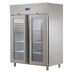 Öztiryakiler Çift Cam Kapılı, K Tipi 304 Kalite, GN 1200 NMV Model