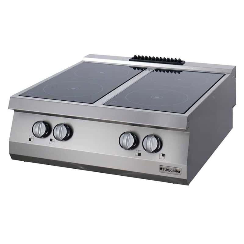 Öztiryakiler İnfrared Seramik Ocak, Dörtlü, 80x70x30 cm, OSC 8070