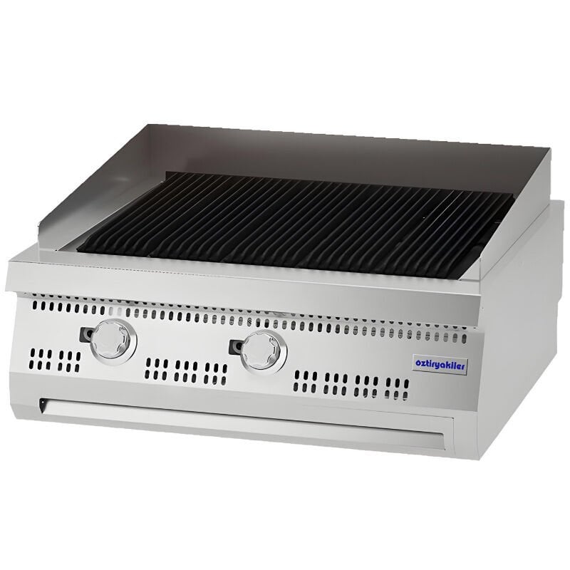 ÖZTİRYAKİLER 900 SERİ SET ÜSTÜ DOKUM IZGARA GAZLI V2 MODEL 80*90*30
