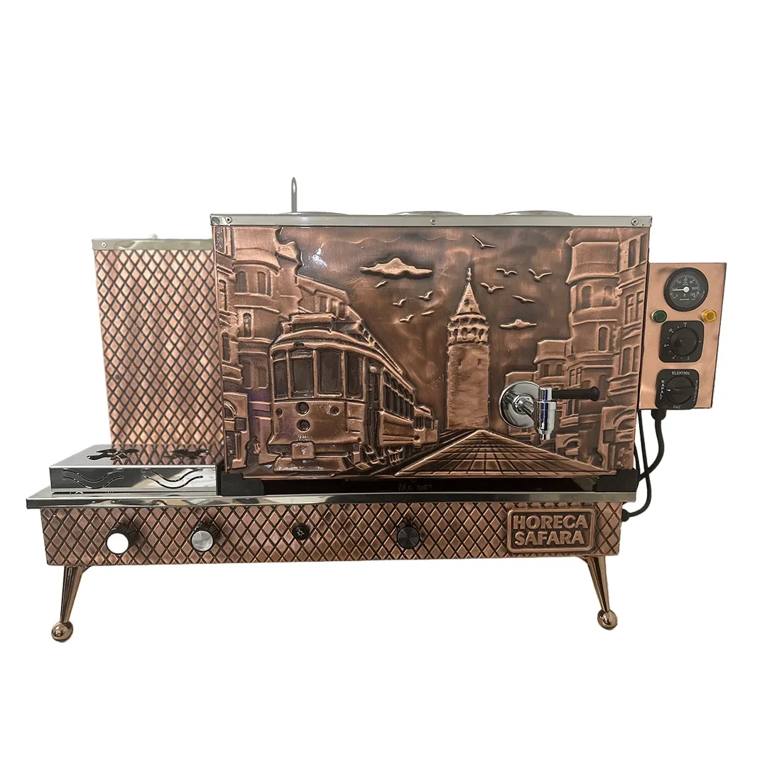 DOĞUŞ 3LÜ ANTİK TURBO FULL OTOMOTİK ÇAY KAZANI-DAT SERİSİ