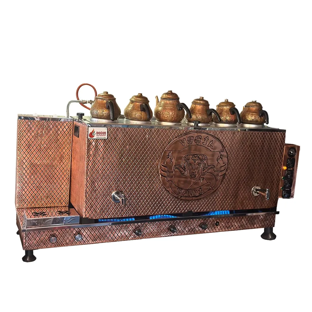 DOĞUŞ 6LI ANTİK TURBO FULL OTOMOTİK ÇAY KAZANI-DAT SERİSİ- JUMBO