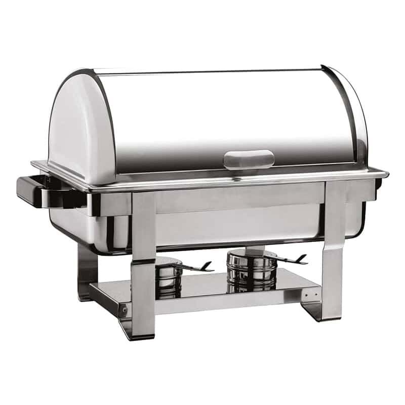 Öztiryakiler Chafing Dish, Yekpare Rolltop Kapak, Was Ayak
