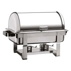 Öztiryakiler Chafing Dish, Yekpare Rolltop Kapak, Was Ayak