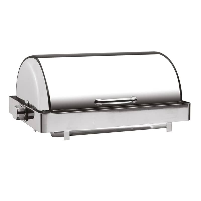 Öztiryakiler Chafing Dish, 180 Derece Açılır Kapak, Setüstü Gömme Ayak,1/1 GN