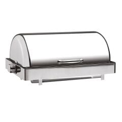 Öztiryakiler Chafing Dish, 180 Derece Açılır Kapak, Setüstü Gömme Ayak,1/1 GN