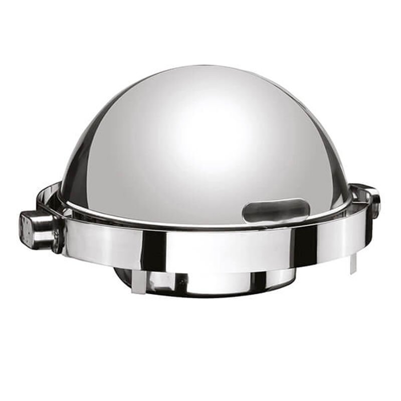 Öztiryakiler Chafing Dish, Küresek Kapak, Setüstü, Gömme Ayaksız, Kızaklı, Isıtıcısız
