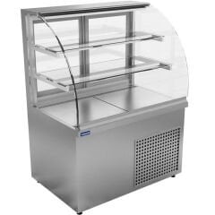Öztiryakiler Bombe Camlı Nötr Teşhir Dolabı, 430 lt, 180x70x135 cm, ETD - 11N18 Model