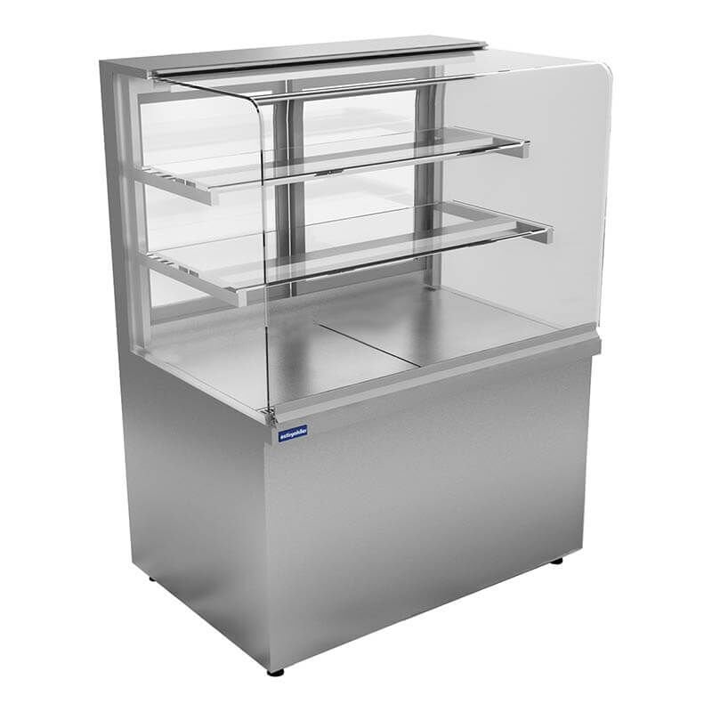 Öztiryakiler Düz Camlı Nötr Teşhir Dolabı, 360 lt, 150x70x135 cm, ETD - 12N15 Model