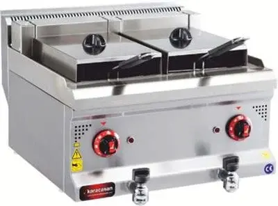 CSA Elektrikli Fritöz 9+9 Litre Set Üstü 60x60x30 cm