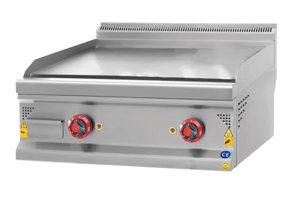 CSA Elektrikli Düz Pleyt Izgara Set Üstü 60x60x30 cm