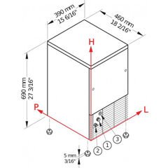 OZTI BUZ MAKINESI OKB22A 25KG/GUN HAZNE 6 KG FULL CUBE