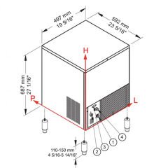 OZTI BUZ MAKINESI OKB37A 37KG/GUN HAZNE 16 KG FULL CUBE