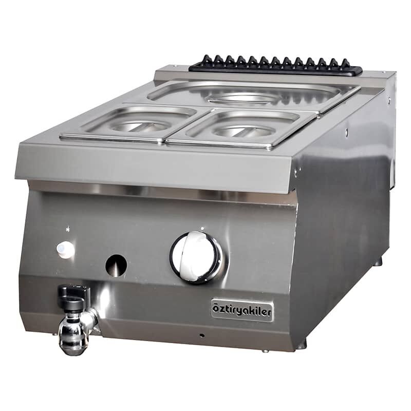Öztiryakiler Yeni 700 Set Üstü Bain Marie Gazlı 40x70x30-Gn Kaplar Hariç, OBG 4070