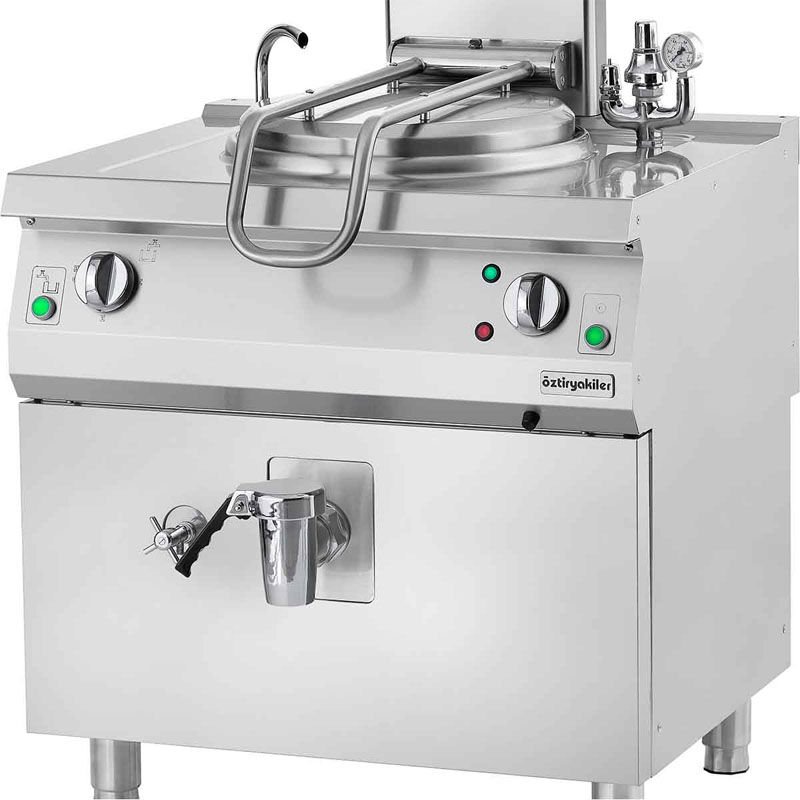 Öztiryakiler 700 Seri İndirekt Kaynatma Tenceresi, Gazlı, 60 Lt, 80*70*85, OTGI 60