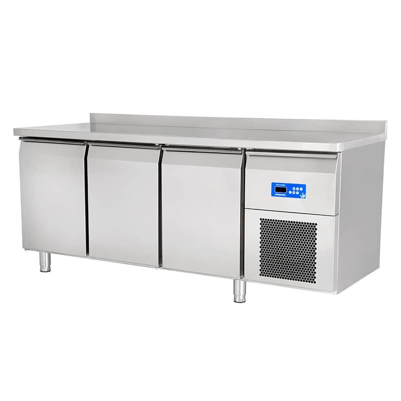 Öztiryakiler 3 Inox Kapılı Yatay Tip Derin Dondurucu, Ta 360 Lmv, 304 Kalite